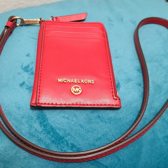 michael kors lanyard wallet